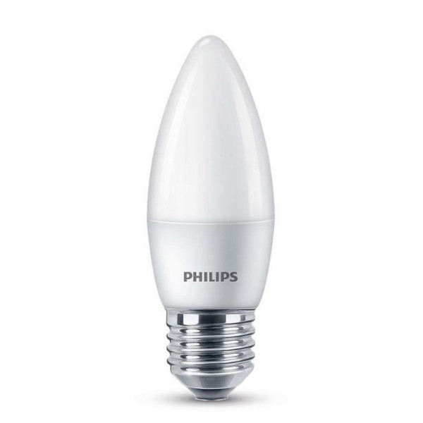 520940 Світлодіодна лампа Philips ESSLEDCandle 6.5-75W E27 827 B35NDFR RCA