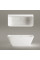 VAQUAWAS/00 QUADRO WALL Ванна пристінна 160см, із Silkstone, колір білий мат (1 сорт)