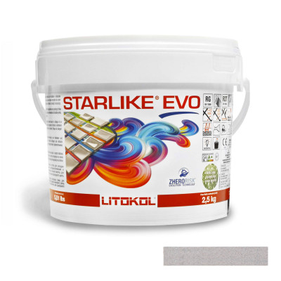 Клей-зат STARLIKE EVO 110/2.5кг Сірий перламутр
