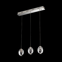 MD13003023-3BCHR Підвісний світильник GOLDEN EGG Pendant lamp, Chrome, LED 14,4W dimmable, 3000K, 55x9xh120cm