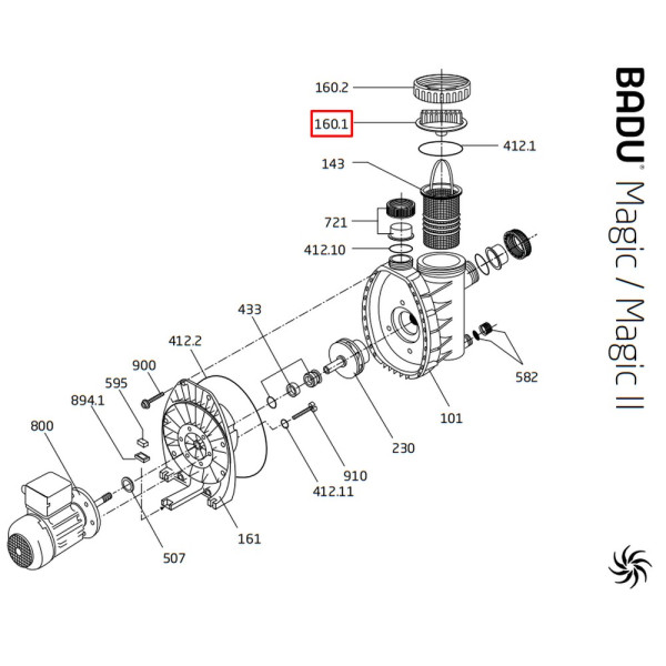 Кришка префільтра Speck BADU MAGIC (292.1616.010)