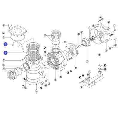 Кошик насоса KAP - RKA 190.A/ RBH0003.05R (RPUM0005.06R)