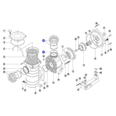 Муфта насоса Kripsol KAN - RPUM2425.02R/RBH0015.03R, 100 мм