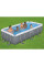 Каркасний прямокутний басейн Bestway 56441 (404х201х100 см) з картриджним фільтром та драбиною