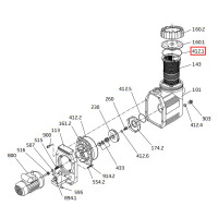 Ущільнювальне кільце кришки префільтра Speck BADU Prime (292.1141.210)