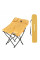 Крісло складане Naturehike YL04 NH18X004-Y, 600D Oxford / сталь, жовтий