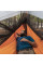 Гамак одномісний із москітною сіткою та тентом Naturehike Shelter camping NH20ZP092, 75D pongee, помаранчевий