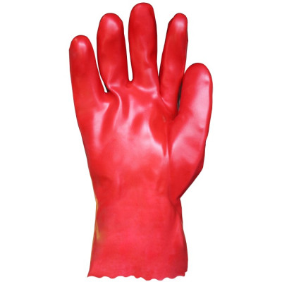 Бензомаслостійкі рукавиці з ПВХ покриттям КВІТКА PRO Industrial (12 пар) (110-1207-10)