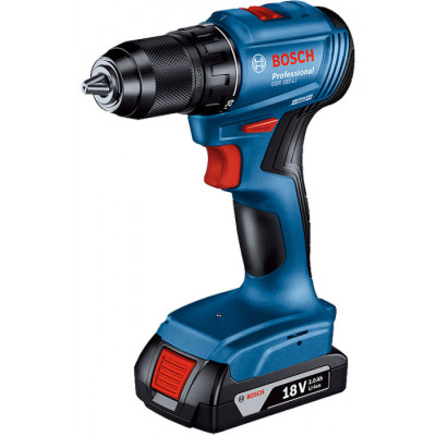 Акумуляторний шуруповерт Bosch GSB 185-LI Professional (18 В, 2х2 А*год, 50 Н*м) (06019K3100)