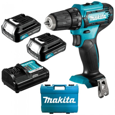 Шуруповерт акумуляторний Makita DF333DWYE (10.8 В, 1.5 А*год)