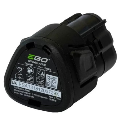 Акумуляторна батарея EGO CBA0240 (12 В, 2 А*год, Li-Ion) (82664)