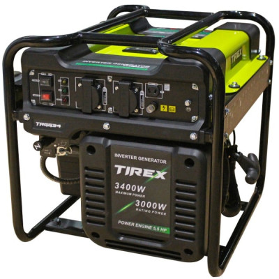 Інверторний бензиновий генератор TIREX TRGG34 + олива (3.4 кВт)