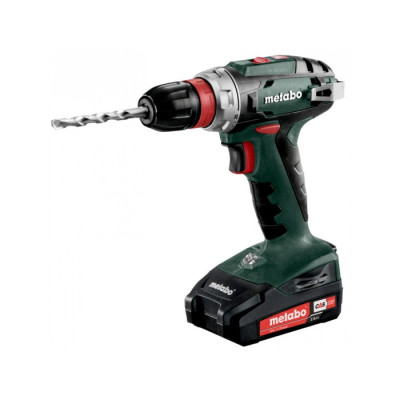 Шуруповерт акумуляторний Metabo BS 18 Quick Set (2х18 В, 2.0 A*год, 48 Н*м) (602217870)