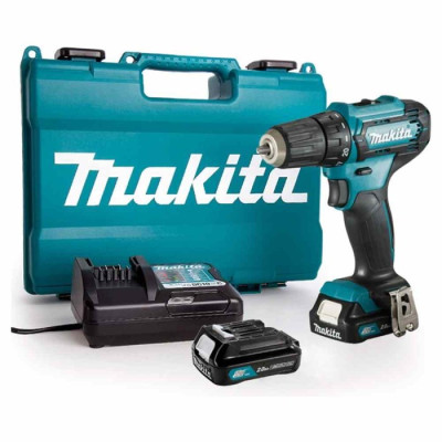 Шуруповерт акумуляторний Makita DF333DWAE (10.8 В, 2 A*год)