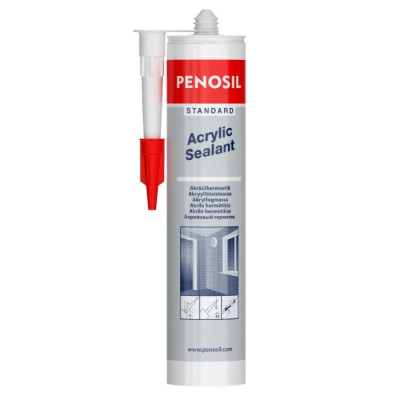 Герметик акриловий для внутрішніх робіт Penosil Standard Acrylic Sealant (280 мл) (H2087)
