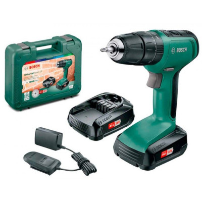 Акумуляторний дриль-шуруповерт Bosch UniversalDrill 18 (2х18 В, 1.5 А*год) (06039C8101)