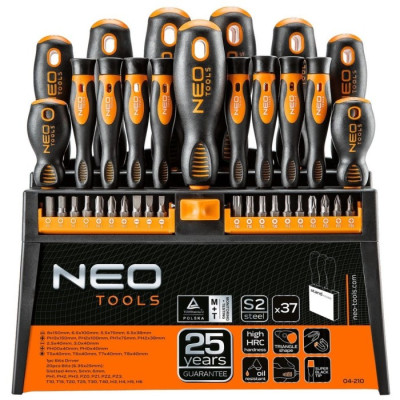 Набір викруток Neo Tools (37 шт.) (04-210)