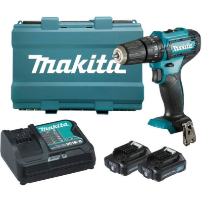 Акумуляторний ударний дриль-шуруповерт Makita HP333DWYE (10.8 В, 2х1.5 А*год, 30 Н*м)