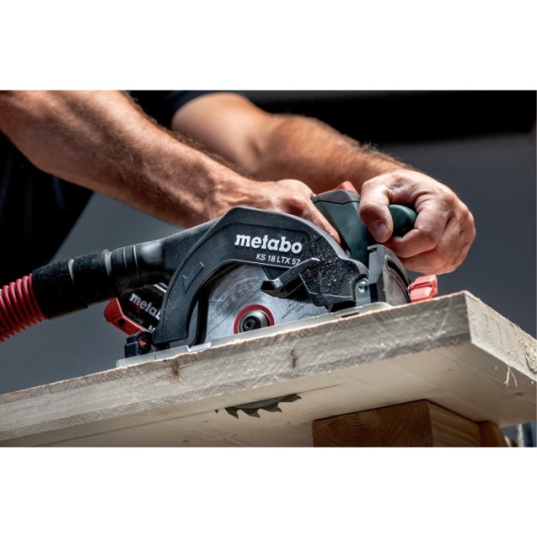 Акумуляторна ручна циркулярна пила Metabo KS 18 LTX 57 (18 В, 165 мм, без АКБ) (601857890)