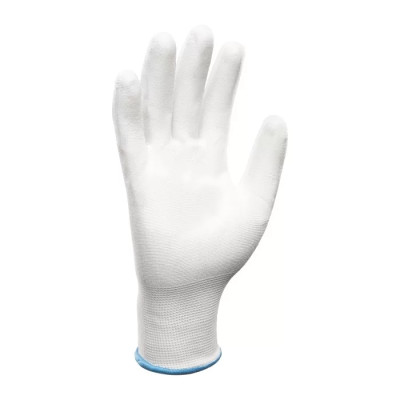 Стрейчеві рукавиці з поліуретановим покриттям КВІТКА PRO Sensitive (12 пар, S) (110-1217-07)