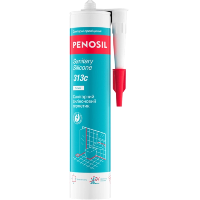 Герметик силіконовий Penosil Sanitary Silicone (310 мл, прозорий) (H4792)