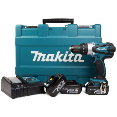 Makita Шуруповерт акумуляторний 18,0 В DDF482RFE3 (3 акумулятора)