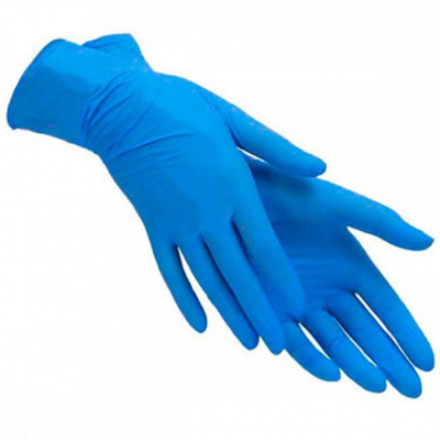 Нітрилові оглядові нестерильні рукавички SAVE U (M / 8", 100 шт.) (110-1272-M)