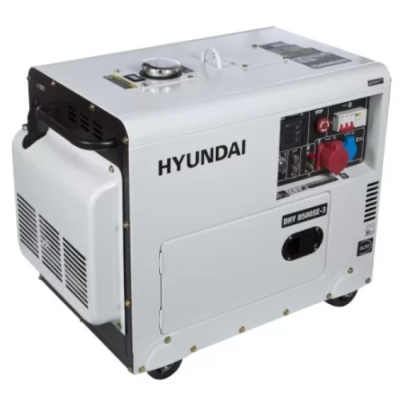 Генератор дизельний Hyundai DHY 8500SE-3 (7.2 кВт, ~3ф, 380 В, під блок ATS)