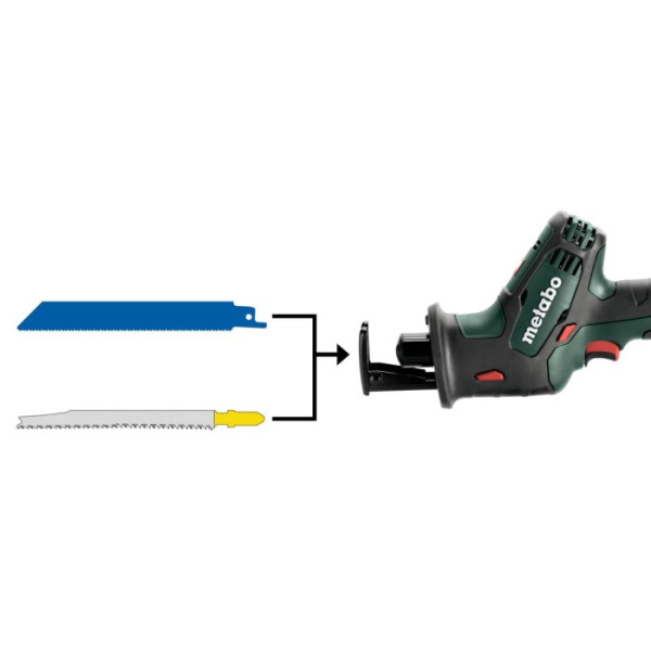 Акумуляторна шабельна пила Metabo SSE 18 LTX Compact + metaBOX (18 В, без АКБ) (602266840)
