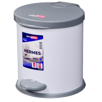 Відро для сміття металеве Eurogold Hermes (4 л) (801304)
