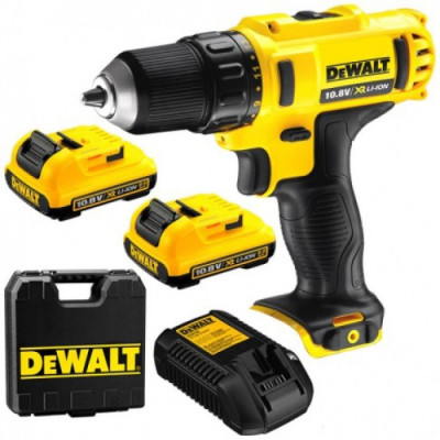 Акумуляторний дриль-шуруповерт DeWALT DCD710D2 (2х10.8 В, 2 А*год)