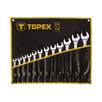Набір ключів комбінованих Topex (13-32 мм, 12 шт.) (35D758)