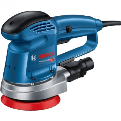 Ексцентрикова шліфмашина Bosch GEX 34-125 (0.34 кВт, 125 мм) (0601372300)