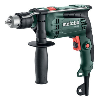 Дриль ударний Metabo SBE 650 зі швидкозатискним патроном + кейс (0.65 кВт, 2800 об/хв) (600742500)