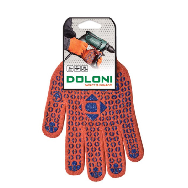 Рукавички з крапками Doloni Універсал (XL/10") (526)