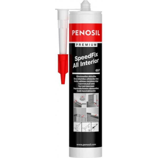 Монтажний клей Penosil Premium SpeedFix All Interior 697 (290 мл) (H3617)