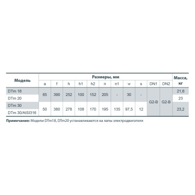 Центробежный поверхностный насос Насосы+Оборудование DTm 30 112097