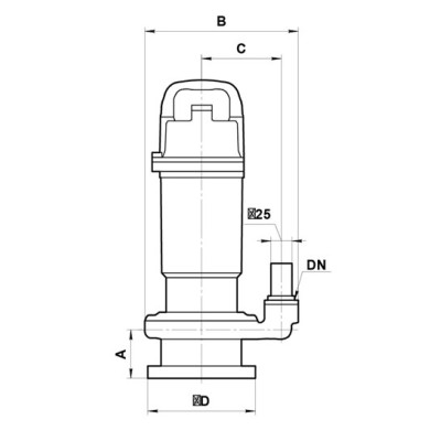 Дренажный насос Sprut QDX 3-20-0,55 7277