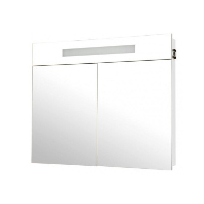 Галерея дзеркальна AQUARODOS Ніка (білий колір) з підсвічуванням 95 см