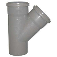 Трійник Uniplast 45 ° 50х50 мм