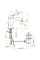 Змішувач для умивальника Santan IMPERIAL 83ZZ5221br з донним клапаном