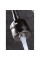 Змішувач для кухні з гнучким виливом/ кран на кухню Solone EZA4-A090, нержавіюча сталь, колір: хром