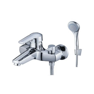 Змішувач для ванної Solone SITB3-A182, з душовою лійкою і шлангом, кран у ванну короткий вилив