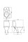 Компакт KOLO Modo вертикальний випуск 3/6 л, нижнє підведення, сидіння Duroplast, Soft-Close