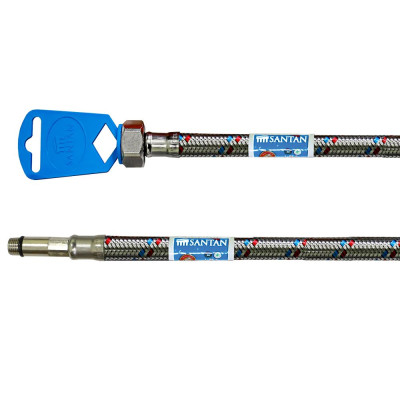 Шланг для води SANTAN Flex-water М10х1/2", 100 см, Г-ДШ