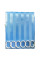 Штора для ванної кімнати ZERIX SCT-003, 180x180 мм, синій колір