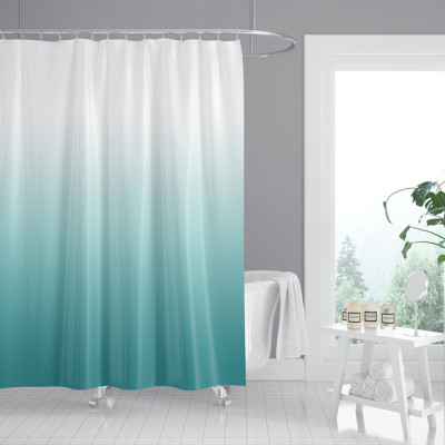 Штора для ванної кімнати ZERIX SCT-009, 180x180 мм, колір біло-зелений