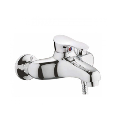 Змішувач для ванни 102 Haiba ERIS 009 euro з коротким виливом та душовою лійкою (HB0101)